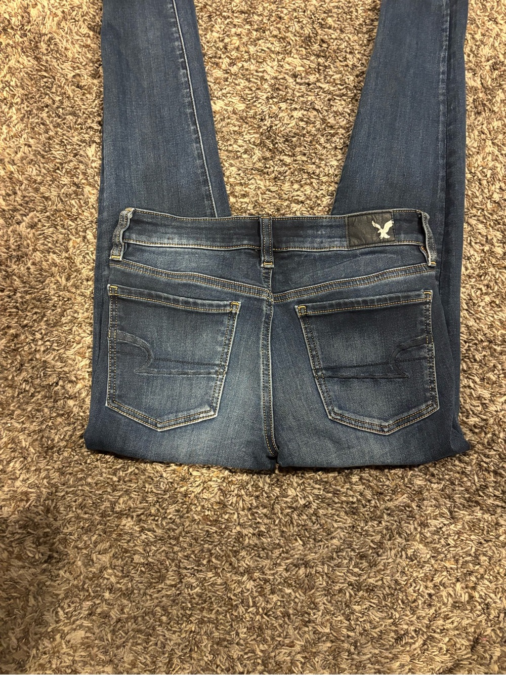 Women’s American Eagle Outfitters Dark Blue Jegging Crop Jeans